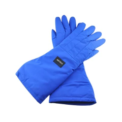 LUVAS CRIOGÊNICAS IMPERMEÁVEIS MÉDIAS, -260°C A +100°C, 38CM, PROTEÇÃO ATÉ O MEIO DO BRAÇO, USO LABORATORIAL. - comprar online