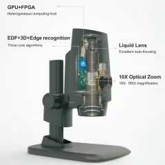 ESTÉREO MICROSCÓPIO COMPUTADORIZADO DIGITAL PARA MEDIÇÃO E OBSERVAÇÃO EM CAMPO PROFUNDO E (3D) EM TEMPO REAL - Biosystems Importadora Ltda