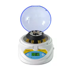 MINI CENTRÍFUGA DIGITAL, VELOCIDADE FIXA DE 6000RPM, EQUIPADA COM 2 ROTORES E ADAPTADORES PARA MICROTUBOS INDIVIDUAIS 8 X 0,2 ML, 8 X 0,5 ML, 8 X 1,5 ML, 8 X 2,0 ML E TIRAS (STRIPS) PARA 16 X 0,2 ML, TIMER - MODELO: MINI-6K - comprar online