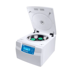 CENTRÍFUGA BANCADA OPCIONALMENTE PODERÁ VIR EQUIPADA COM ROTORES DE ÂNGULO FIXO E HORIZONTAL PARA TUBOS DESDE 0,2 ML ATÉ 750 ML, SEM ROTOR - MODELO: MPW-380 - Biosystems Importadora Ltda