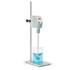 AGITADOR MECÂNICO DIGITAL COM MOTOR A PROVA DE EXPLOSÃO, 20L, 50-2200RPM COM SUPORTE E 4 HÉLICES DIFERENTES