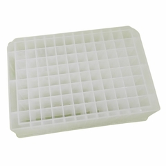 PLACA POÇO PROFUNDO, FUNDO QUADRADO, 2 ML, 96 POCOS. PACOTE COM 15 PEÇAS, SEM TAMPA - Biosystems Importadora Ltda