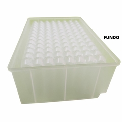 PLACA POÇO PROFUNDO, FUNDO QUADRADO, 2 ML, 96 POCOS. PACOTE COM 15 PEÇAS, SEM TAMPA - tienda online