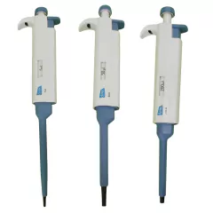 KIT COM 3 MICROPIPETAS VOLUME FIXO DE 5, 50 E 200 UL
