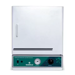 ESTUFA ESTERILIZAÇÃO SECAGEM ANALÓGICA, TEMPERATURA REGULÁVEL DE 50ºC A 250ºC, VOLUME 13L, CÂMARA INTERNA PINTADA COM TINTA ALUMÍNIO MEDINDO 23CM X 25CM X 23CM, TERMOSTATO ELETROMECÂNICO - MODELO SSA/13L - comprar online