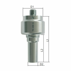 AMPLIFICADOR TIPO "BOOSTER", PONTA CHATA/PLANA, 25 MM DIÂMETRO, EM TITÂNIO, PARA USO COM OS HOMOGENEIZADORES (SONICADORES) MODELOS HD4400 E HD5400 – CÓDIGO TH400G - comprar online