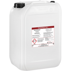 AGENTE DE LIMPEZA ESPECIAL PARA BANHOS ULTRASSÔNICOS, GARRAFÃO DE 25L, À BASE DE ÁCIDO CÍTRICO, CONCENTRADO, SUAVE AO MATERIAL, LIVRE DE FOSFATOS, POUCO ÁCIDO, PH 3,0 (1 %), DOSAGEM 5. MODELO: TICKOPUR TR3 25L