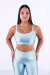 Conjunto Fitness Top Básico e Calça Básica Zig zag Gelo - comprar online