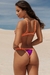Biquíni Crochê Dupla Face Fucsia verso Laranja Neon sem Bojo - comprar online