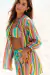Conjunto Kimono Manga Longa e Calça Tricot Petróleo en internet