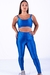 Conjunto Fitness Top Básico e Calça Básica Zig zag Royal - comprar online