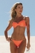 Tanga Correntes Laranja Neon Texturizado (Top não incluso)