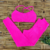 Conjunto Fitness Top Frente Única e Calça Básica Rosa Neon Canelado na internet