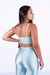 Conjunto Fitness Top Básico e Calça Básica Zig zag Gelo