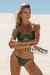 Top Callas e Tanga Correntes Verde Oliva - Camila Alves Beachwear