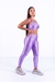 Conjunto Fitness Top Básico e Calça Básica Lilás Canelado na internet