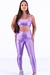 Conjunto Fitness Top Básico e Calça Básica Lilás Canelado - comprar online