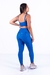 Conjunto Fitness Top Básico e Calça Básica Royal Texturizado - Camila Alves Beachwear