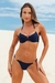 Top Callas e Tanga Fio Dental Argola Cancún Azul Marinho - comprar online