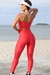 Conjunto Fitness Top Bel e Calça Básica Vermelho - loja online