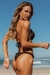Top Aruba e Tanga Frufru Shine Preto - comprar online
