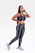 Conjunto Fitness Top Básico e Calça Básica Zig Zag Chumbo - comprar online