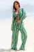 Conjunto Kimono Manga Longa e Calça Tricot Petróleo - tienda online