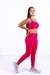 Conjunto Fitness Top Básico e Calça Básica Pink Canelado na internet