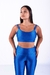 Conjunto Fitness Top Básico e Calça Básica Zig zag Royal