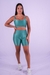 Conjunto Top Básico e Short Básico Verde Bandeira