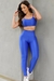 Conjunto Fitness Vivi Calça Duo Compressão Royal/Preto