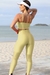 Conjunto Fitness Top Bel e Calça Básica Menta - loja online
