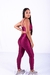 Conjunto Fitness Top Básico e Calça Básica Zig zag Uva na internet