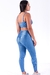 Imagem do Conjunto Fitness Top Básico e Calça Básica Metálico Canelado