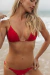 Top Cortininha e Tanga Correntes Vermelho na internet
