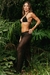 Calça Tule Preto com Brilho - Camila Alves Beachwear