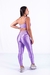 Imagem do Conjunto Fitness Top Básico e Calça Básica Lilás Canelado