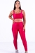 Conjunto Fitness Top Básico e Calça Básica Leblon Rosa - comprar online