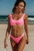 Bazar - Tanga Lateral Larga Barbie Texturizado (Top não incluso)