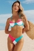 Bazar - Tanga Lateral Larga Bahamas Branco Texturizado (Top não incluso)