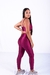 Imagem do Conjunto Fitness Top Básico e Calça Básica Zig zag Uva