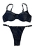 Top Callas e Tanga Pérola Cancún Preto - comprar online