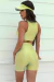 Conjunto Fitness Top Luiza Short Básico Compressão Menta - online store