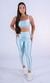 Conjunto Fitness Top Básico e Calça Básica Leblon Gelo