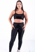 Conjunto Fitness Top Básico e Calça Básica Preto Canelado - loja online