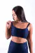 Conjunto Fitness Top Básico e Calça Básica Leblon Marinho - Camila Alves Beachwear