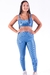 Conjunto Fitness Top Básico e Calça Básica Metálico Canelado - Camila Alves Beachwear