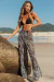 Calça Fenda Tule Zebra