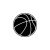 Mousepad Forms - Basket Black 30x30 | MgMGamers