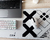 Mousepad X White | MgMGamers - Mousepads Gamers Personalizados - MgMGamers